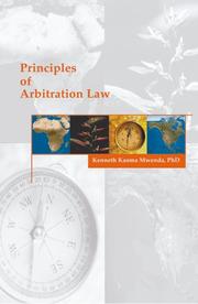 Cover of: Principles of arbitration law