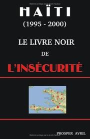 Cover of: Le Livre Noir De L'insecurite