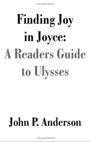 Cover of: Finding Joy in Joyce | John P. Anderson