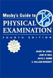 Cover of: Mosby's guide to physical examination by Henry M. Seidel ... [et al.].