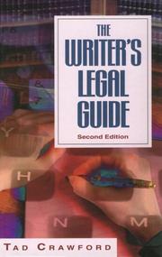 Cover of: The writer's legal guide by Tad Crawford