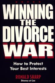 Cover of: Winning the divorce war