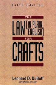 Cover of: The law (in plain English) for crafts