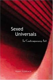 Cover of: Sexed Universals in Contemporary Art (Aesthetics Today)