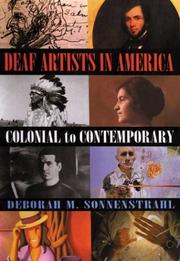 Cover of: Deaf Artists in America by Deborah M. Sonnenstrahl