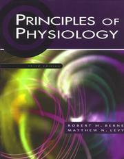 Cover of: Principles of Physiology by 