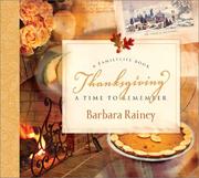 Cover of: Thanksgiving:  A Time to Remember