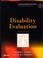 Cover of: Disability Evaluation