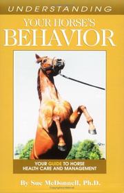 Cover of: Understanding Your Horse's Behavior