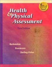Cover of: Health and physical assessment by Violet Barkauskas