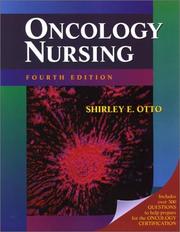 Oncology Nursing by Shirley E. Otto