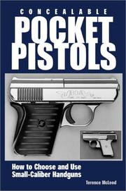 Cover of: Concealable pocket pistols by Terence McLeod