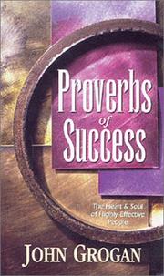 Cover of: Proverbs of Success by John Grogan