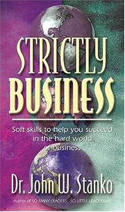 Cover of: Strictly Business