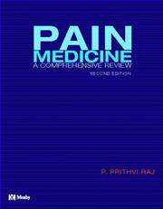 Cover of: Pain Medicine by P. Prithvi Raj
