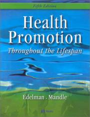 Cover of: Health Promotion Throughout the Lifespan
