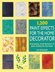 Cover of: 1200 Paint Effects for the Home Decorator (Quarto Book) by Ray Bradshaw