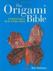 Cover of: The Origami Bible by Nick Robinson