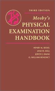 Cover of: Mosby's Physical Examination Handbook