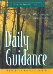 Cover of: Daily Guidance: Prayers and Meditations for Every Day of the Year (The Hearthside Devotional Library)