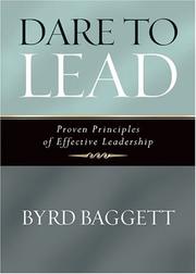 Cover of: Dare to Lead: Proven Principles of Effective Leadership