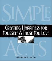 Cover of: Simple Acts: Creating Happiness for Yourself and Those You Love