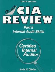 Cover of: CIA Review, Part 2 by Irvin N. Gleim