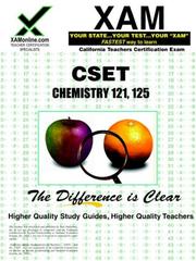 Cover of: CSET Chemistry 121, 125