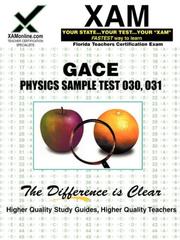 Cover of: GACE Physics Sample Test 030, 031