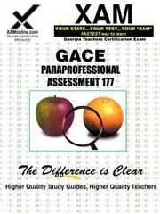 Cover of: GACE Paraprofessional Assessment 177