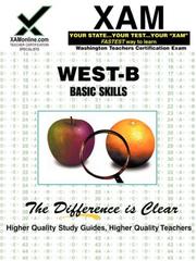 Cover of: WEST-B Reading, Mathematics, Writing