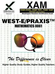 Cover of: West-E/Praxis II Mathematics 0061