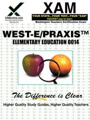 Cover of: West-E/Praxis II Elementary Education 0014 by Sharon Wynne