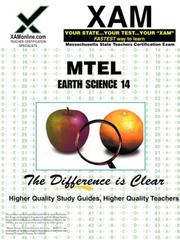 Cover of: MTEL Earth Science 14