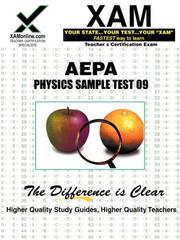 Cover of: AEPA Physics Sample Test 09