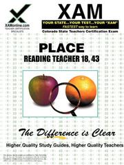 Cover of: Place Reading 18, 43