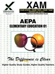 Cover of: AEPA Elementary Education 01