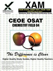 Cover of: CEOE OSAT Chemistry Field 04