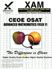 Cover of: CEOE OSAT Advanced Mathematics Field 11