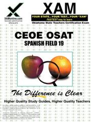 Cover of: CEOE OSAT Spanish Field 19