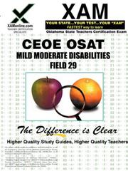 Cover of: CEOE OSAT Mild-Moderate Disabilities 029