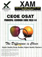 Cover of: CEOE OSAT Principal Common Core Field 44