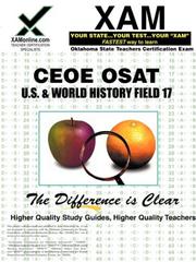 Cover of: CEOE OSAT U.S. & World History Field 17