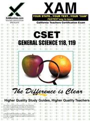 Cover of: CSET General Science 118, 119