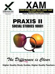 Cover of: Social Studies: Teacher Certification Exam (XAM PRAXIS)