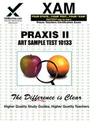 Cover of: Praxis II Art Sample Test 10133