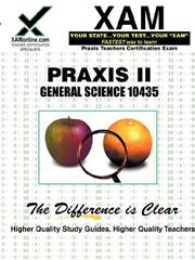 Cover of: PRAXIS II General Science 10435