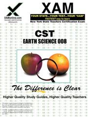 Cover of: NYSTCE CST Earth Science 008 by Sharon Wynne