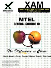 Cover of: MTEL General Science 10