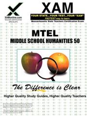 Cover of: MTEL Middle School Humanities 50